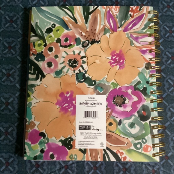 Floral Agenda Planner 2024 New 17 months August 2023-December 2024 - Picture 7 of 11